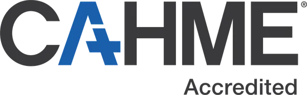 The CAHME Accreditation logo