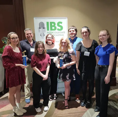WERG team receives Intercollegiate Broadcasting System award.