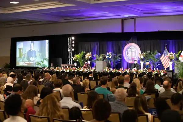 Commencement ceremony at the Tampa Convention Center.