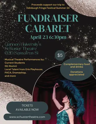 Fundraiser Cabaret Poster