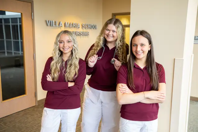 Nursing Students in the Villa Maria School of Nursing