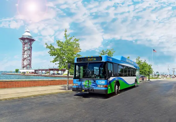 EMTA Bus at Dobbins Landing