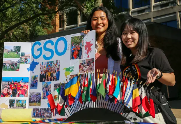 Students in the Global Student Organization.