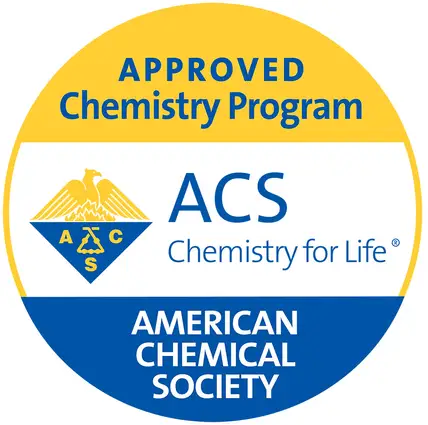 American Chemical Society Approved Chemistry Program Logo
