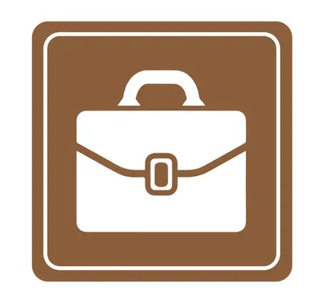Icon of a briefcase