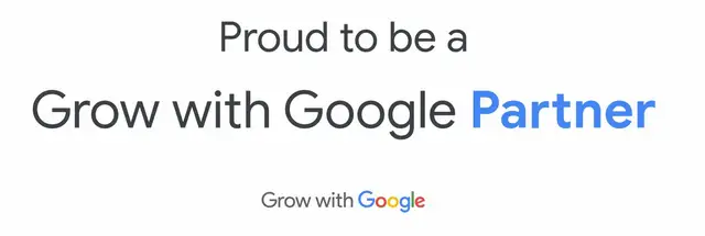 Proud to be a Grow with Google Partner