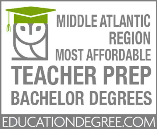 Middle Atlantic Region Top Picks Teacher Prep Bachelor Degrees.