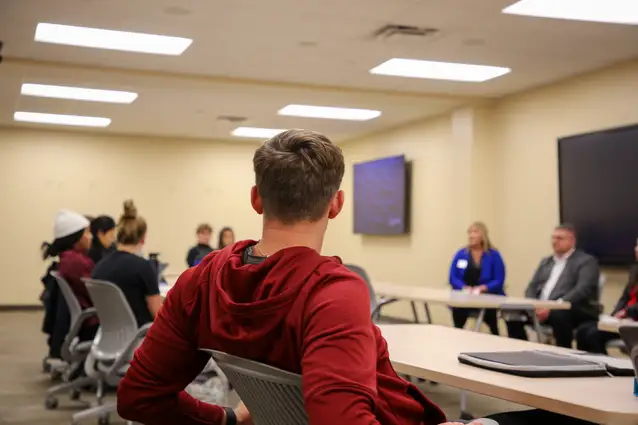 Students in the Center for Business Ingenuity.