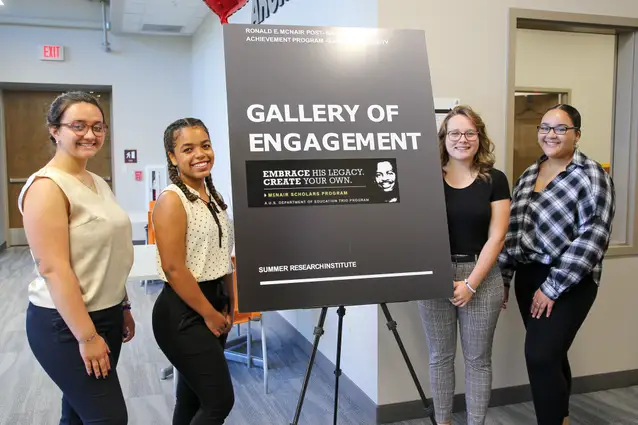 Students attending the McNair Summer Research Institute.