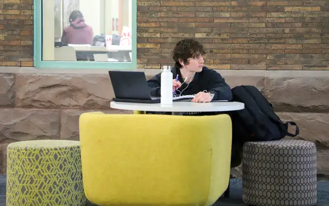 Student Studying in Waldron
