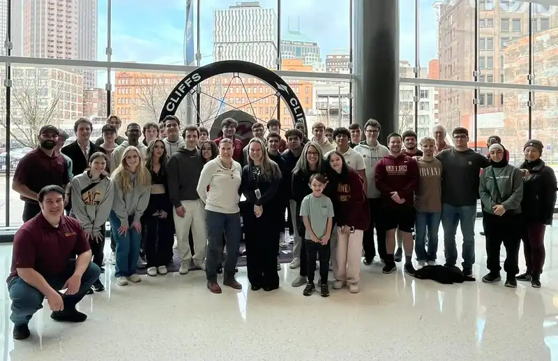 ˶ƽ Students and Faculty during Cleveland Cavaliers Field Trip