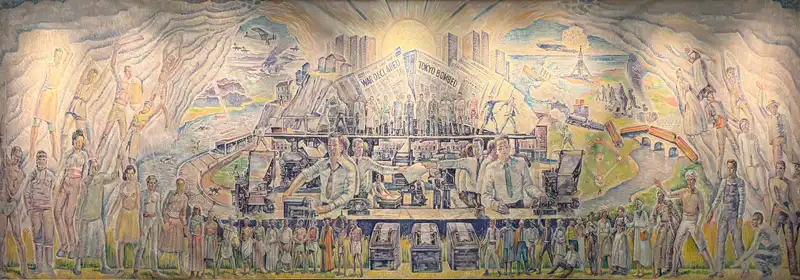 Plavcan Artwork Displayed in Palumbo one of the pieces among others around campus