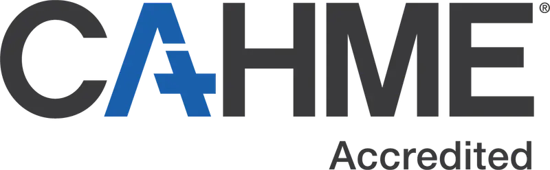 The CAHME Accreditation logo