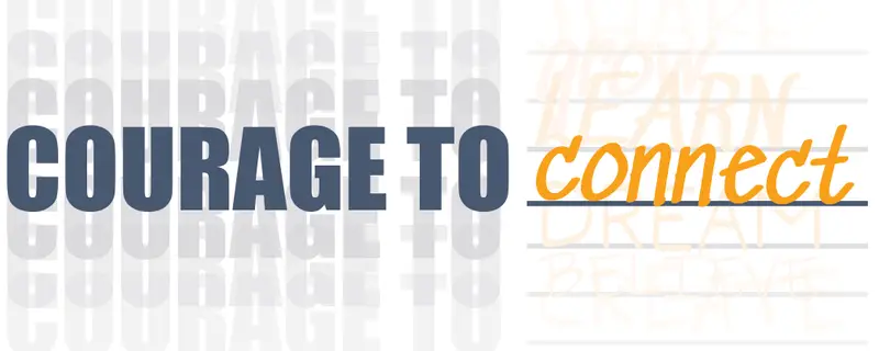 A copy of the CHESS Speaker Series Courage to logo