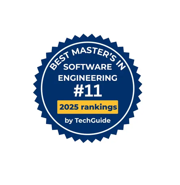 A badge indicating Ƶ's ranking by tech guide