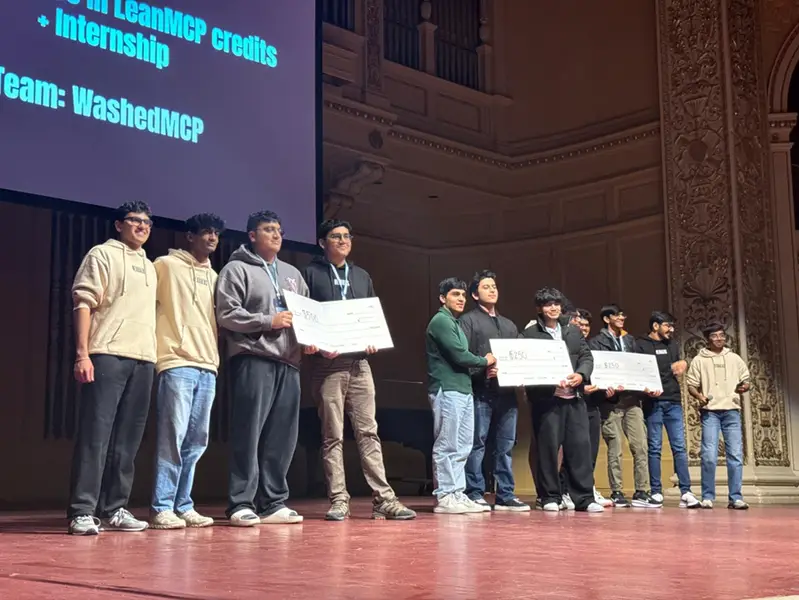 Students at NexHacks Hackathon 2026