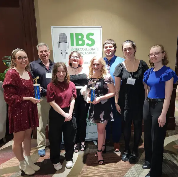 WERG team receives Intercollegiate Broadcasting System award.