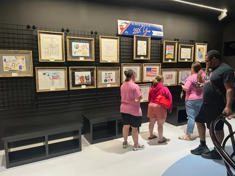 Neighborhood Art House America 250 display at CLEER2