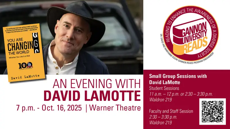 This is photo promoting ������Ƶ READS 2025 ft. David LaMotte.