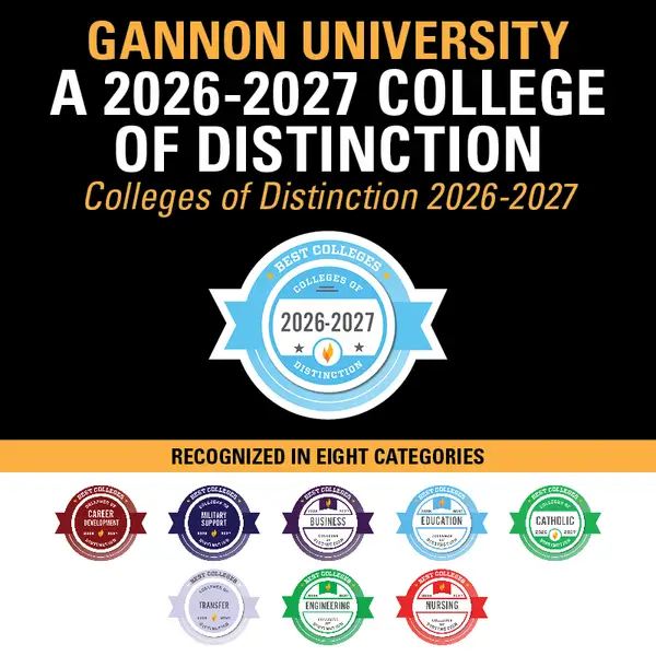 Colleges of Distinction recognition 2026-27 for 8 categories