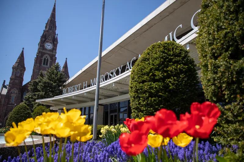 Exterior shot of the Morosky College of Health Professions and Sciences at Gannon University