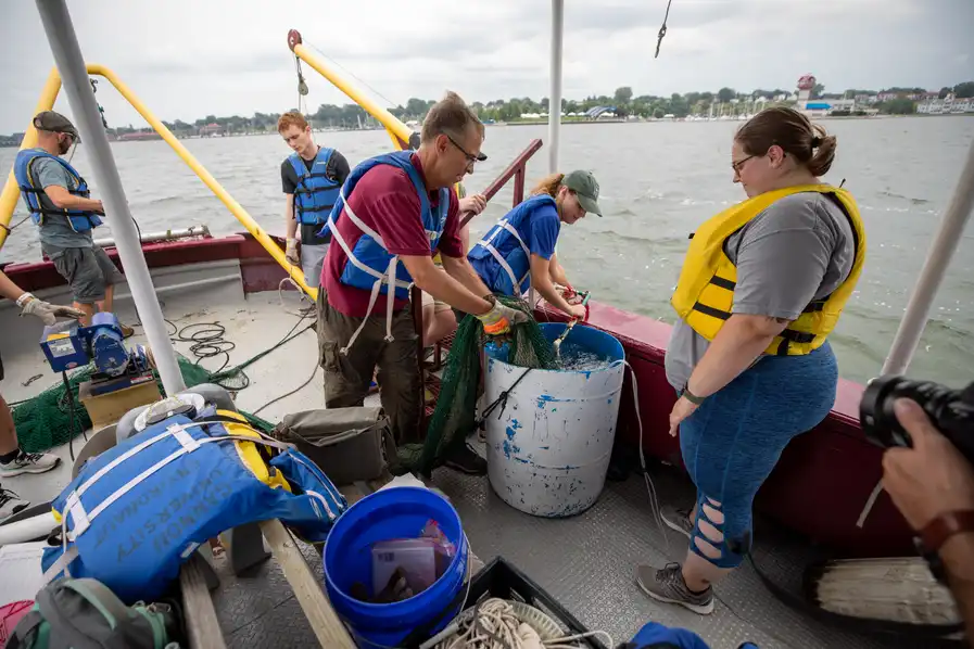 Students Conducting Research on the Environaut