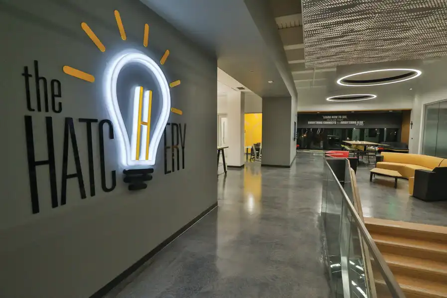Inside the I-Hack hatchery.