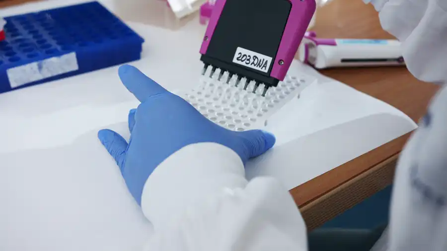 Pipette in a Lab