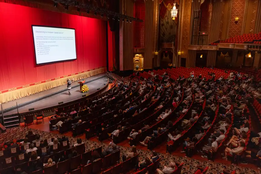 Gannon READS presentation at the Warner Theatre.