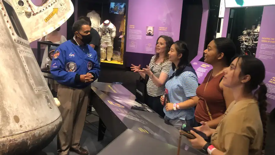 TRIO Students visiting NASA Museum